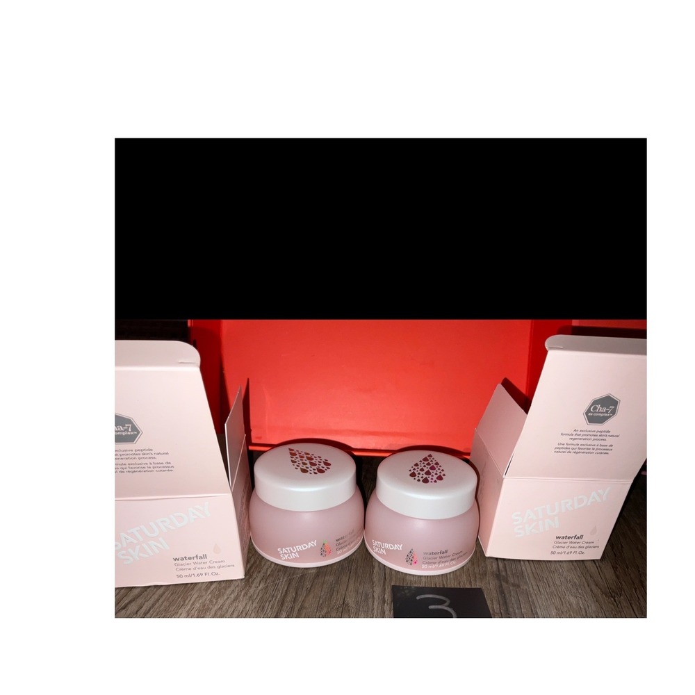 Saturday Skin Waterfall Glacier Water Cream Set of 2 Face Hydrating Skincare